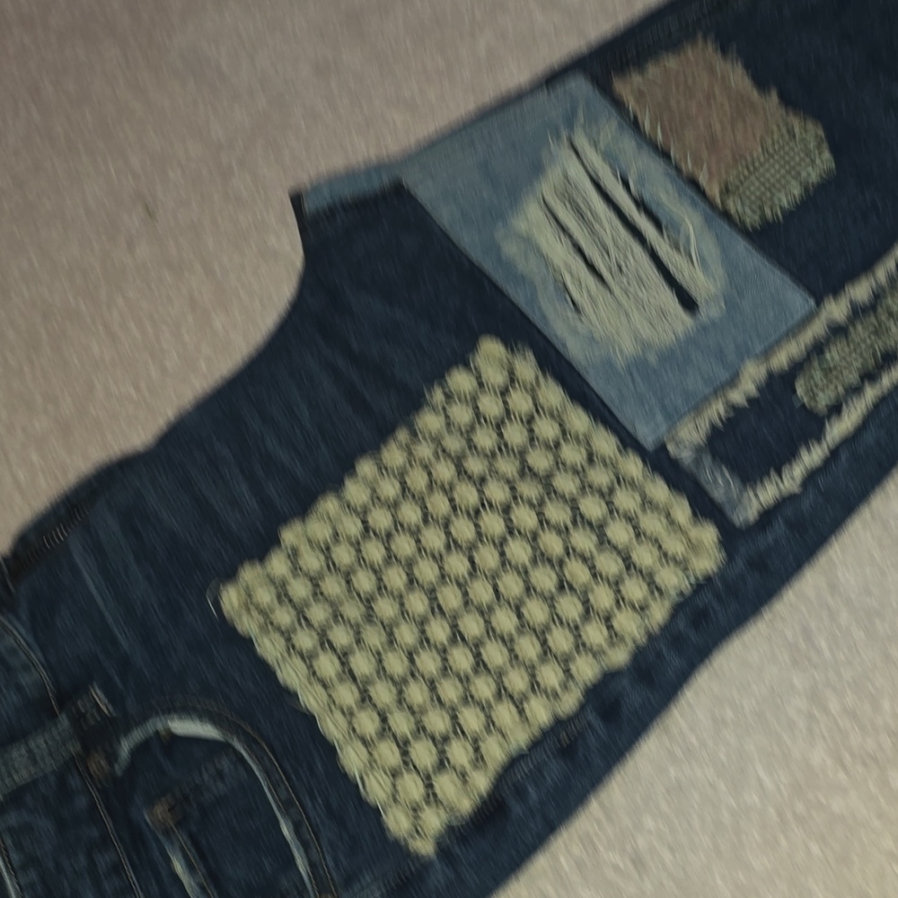 Free People Patchwork Skinny Jeans - Picture 10 of 12